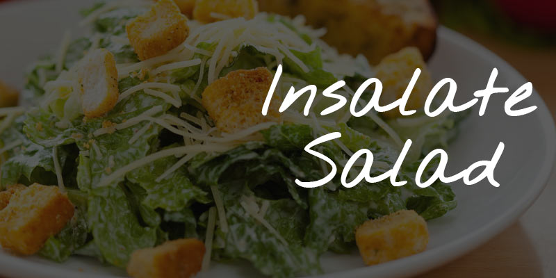 Insalate Salad Menu